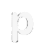 酷炫潮流透明玻璃亚克力水晶酸性3D几何圆柱体PNG装饰字母PS素材 (73)