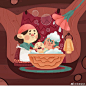 works by martuka
#米果创艺##米果学堂#插画超话绘本超话 ​​​​