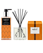 NEST Fragrances Pumpkin Chai Collection (Liquid soap, $22; reed diffuser, $38; and classic candle, $34 at nestfragrances.com) #InStyle