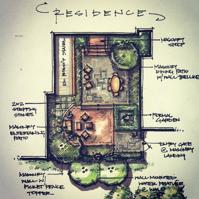 Courtyard design ren...