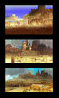 Wind - Taismer City Sketches, Tomas Muir : **Don't forget to scroll down!**
Pre-viz stuff for my project's desert area. Focusing heavily on the city, thinking about a consistent shape language that I will re-use throughout the project and especially in th