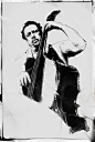 Jazz Art 手绘爵士音乐家BY Denis Gonchar