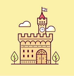 大鱼之海采集到trip icon／Illustration/building