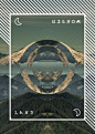 Wonder Land #mountain #vector #geometry #print #landscape #nature #circle #forest