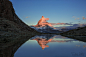 The reflection of the Matterhorn by LinsenSchuss