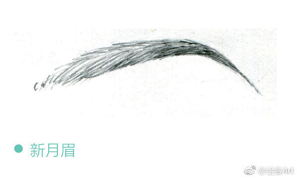 #素描# 眉毛的类型和结构，你都了解吗？...