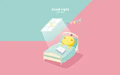 油爆叽丁收割少女心电脑壁纸～Good night