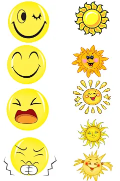 微笑小黄脸表情包素材