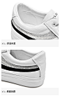 卓诗尼单鞋女2019春新款复古拼色小白鞋ins百搭学生平底休闲鞋女-tmall.com天猫