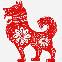 2018狗年红色窗花 狗年贺卡狗年设计 元素 免抠png 设计图片 免费下载 页面网页 平面电商 创意素材