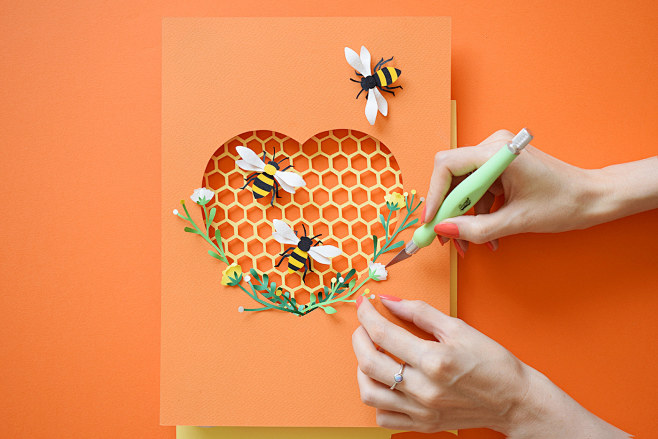 Honey Bee | Paper ar...