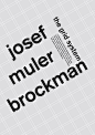 [转载]大师系列丨约瑟夫.米勒布罗克曼Josef <wbr>Muller-Broc