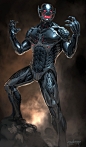 Ultron Concepts 1, Phil Saunders : Early development concepts for Ultron Prime in Avengers: Age of Ultron