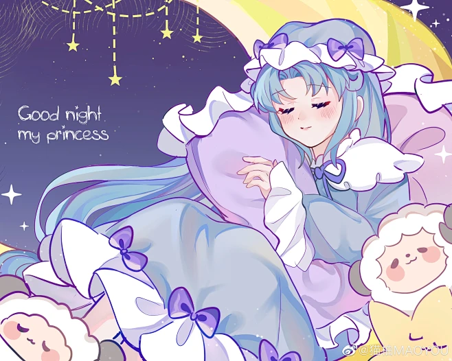 莲音超话晚安小公主ﾟ:･☆#双子星公主# @貓柚子茶飲品，采集@屿堍-花瓣网