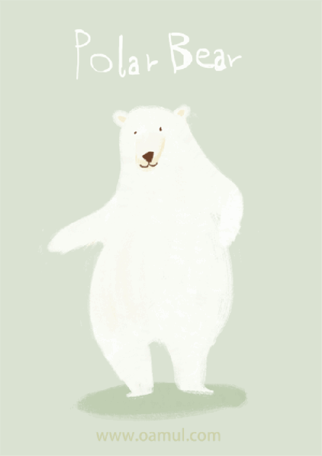 gif 北极熊