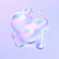 Fluid Holographic Shapes