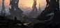 Fantasy landscape, Christian Dimitrov : I was very fortunate to be a part of the first Production Design class at Concept Art Workshop (2016). This is my first illustration of the Fantasy Landscape theme.

You can see it on my personal website as well.
ht
