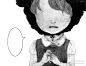 Hikari Shimoda（下田光）1984年出生于日本长野县，现在居住在长野县。她的作品是各种各样伤痕累累却天真无邪的孩子，可爱的画风背后透着一丝恐惧，不对称的瞳空同时象征希望与绝望。
