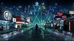 Crunching采集到a123）科幻场景建模/设计/造型
