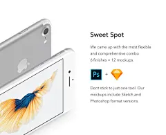 Iphone7智能贴图样机psd模板4K高清多角度app效果展示ui设计素材-淘宝网