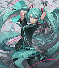 Vocaloid 初音未来3000x3417手机壁纸