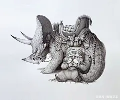 角色设计师的手稿：一支铅笔画出一个魔幻世界