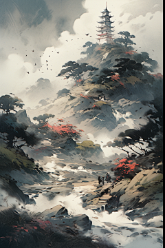 鬼蝶88采集到古风背景