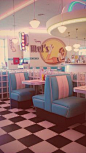 fuckyeahvintage-retro: 1950s Diner © Niamh Wilson (i am so retro)