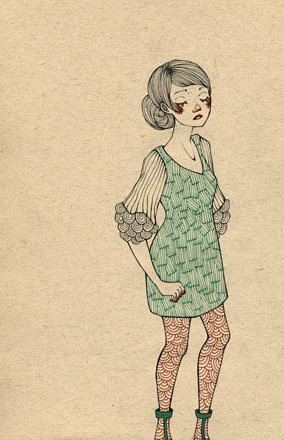 彩色钢笔系列_插画_新浪轻博客