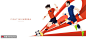 韩国法国足球运动竞技赛场运动插画 健身运动 世界杯