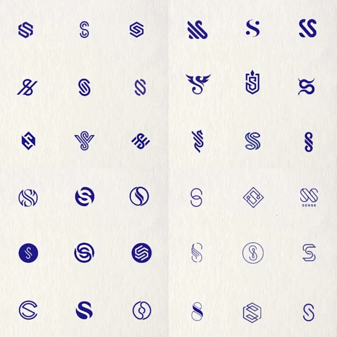 s 字母logo设计 ️