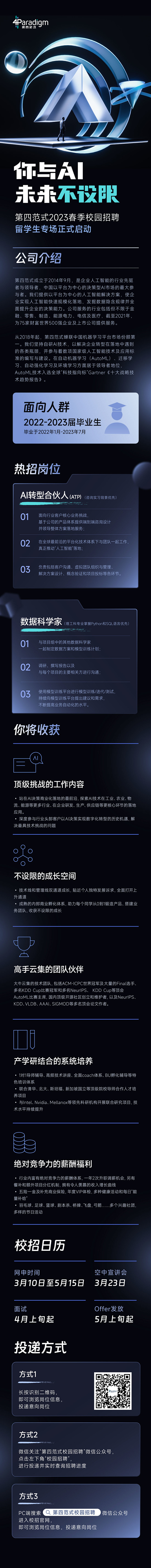 第四范式2023校招长图