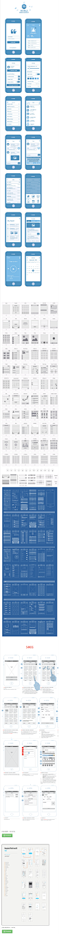 5套APP线框图交互原型下载