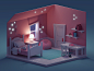 Quick Cute Room, Mohamed Chahin : quick render to pass time between projects