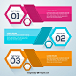 Infographic options elements Free Vector