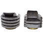 Milo Baughman Swivel Chairs | From a unique collection of antique and modern armchairs at http://www.1stdibs.com/furniture/seating/armchairs/