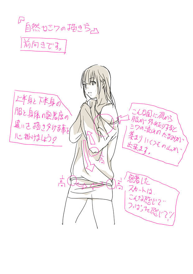 衣服布褶@CCI中国动漫插画