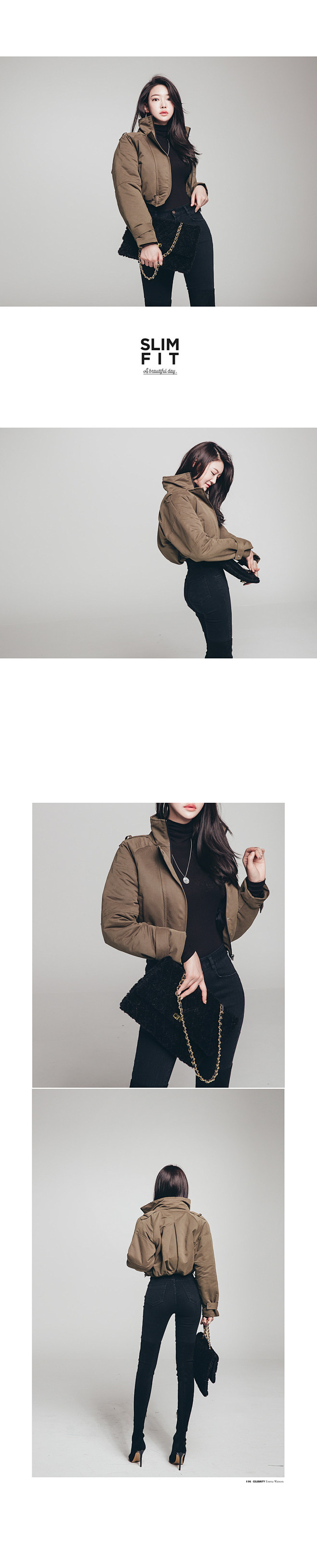 뮤턴드 숏 야상 : 트렌디한 디자인으...