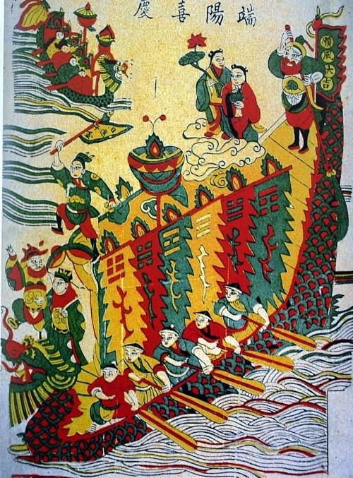 (桃花坞位于江苏苏州阊门内北城下)桃花坞年画源于宋代的