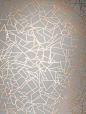 Erica Wakerly Wallpaper from £69/roll. Order online today. A graphic pattern wallpaper design featuring copper metallic lines which reflect the light.: 