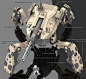 Firewolf Mech Full View by ~Quesocito on deviantART