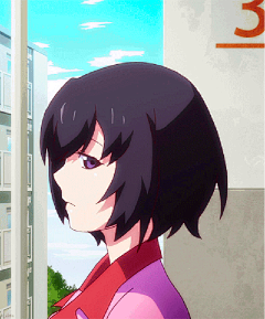 终物语 終物語 动漫 动画 gif 动态图 人物 tumblr