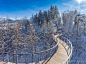 Baumwipfelpfad Neckertal im Winter