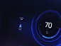 EV cluster design automotive cluster os icons typography design ai 3d product illustration c4d animation motion aep ux ui speed car selfdriving dashboard