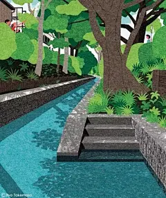 Ryo Takemasa: 让最美的风景都在路上_日本 : RYO TAKEMASA的作品有着典型日本插画清新， 这也是我看到日本插画师Ryo Takemasa作品后的感受，只是看看小图就有点进去的冲动…… 他并非易繁杂的细节和高超的技巧见长， 美妙…