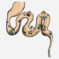 肠道治疗高清素材 元素 页面网页 平面电商 创意素材 png素材