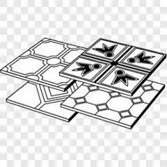 手绘带花地板砖促销标签PNG图片➤来自 PNG搜索网 pngss.com 免费免扣png素材下载！