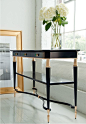 INSPIRATION // 93016 // Black Lacquer Console Table // Bolier // Classics & Modern Luxury: 