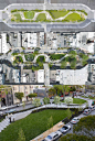 旧金山南花园 / Fletcher Studio : 重塑社区生活
公园改造方案最终敲定的主要因素是根据场地现存树木的种类及数目，场地现有结构，循环模式，访问点，社交节点和初预想公园的使用功能等要素来进行重要性分级，从而进行设计。
南公园在重新设计灵活的公共空间的同时也要协调好公园的排水性和可达性。
公园的改造是对现代的风景如画的诠释，精心设计的蜿蜒的道路引导着游客往前，沿途布置各类设施和灵活的空间。