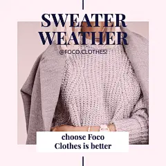 Sweater Typesetting Fashion Women's Winter Wear New Arrival Display Ecommerce Product Image